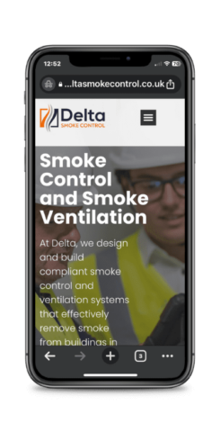 smoke control web design